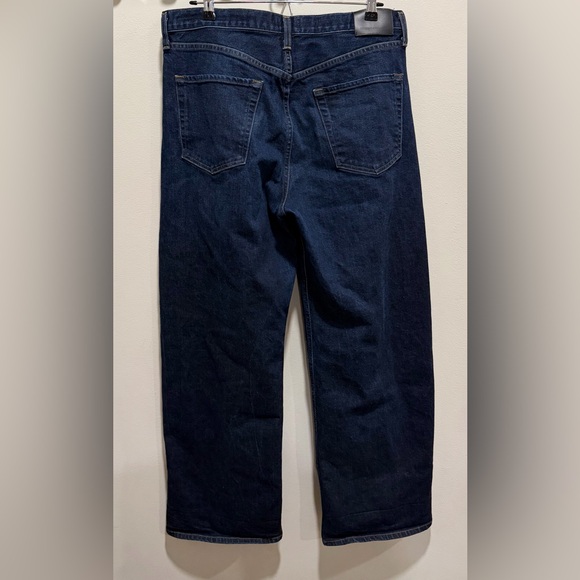 Citizens Of Humanity Ayla Baggy High Rise Wide Leg Jean Size 31 Dark Indigo - Picture 4 of 9